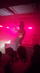 Nightclub performance draws crowds in Paris early morning hours