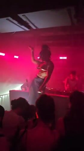 Nightclub performance draws crowds in Paris early morning hours