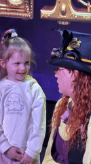 Steampunk magician performs interactive show with children in Sochi