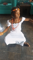 Traditional dress, dancing, and motivational quotes in one set