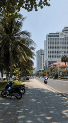 Early morning scenes captured in Nha Trang beach resort area