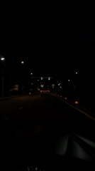 Evening drive through Chalong traffic captured on dashcam