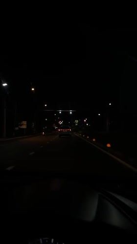 Evening drive through Chalong traffic captured on dashcam