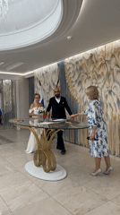 Wedding ceremony in a modern hall, Tolyatti