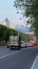 Traffic congestion observed across Almaty streets during afternoon hours