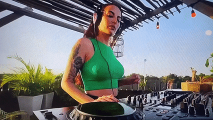 Woman DJ performs morning rooftop set in Bengaluru