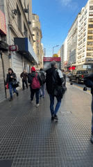 Casual Buenos Aires afternoon, street scenes and bathroom selfies
