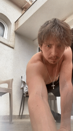 Morning domestic scenes captured in Šušanj, Montenegro residence