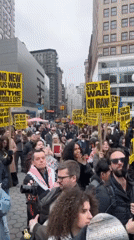 Anti-war protesters march in NYC opposing potential Iran conflict