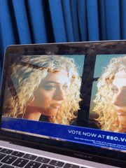 Electronic voting display observed on devices in Novate Milanese