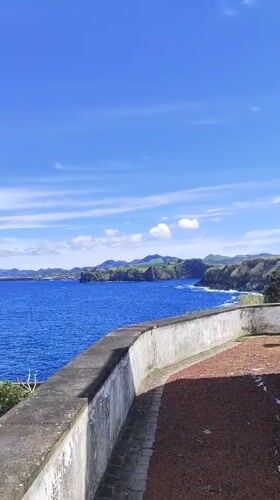 Coastal panorama documented in Ponta Delgada, Portugal