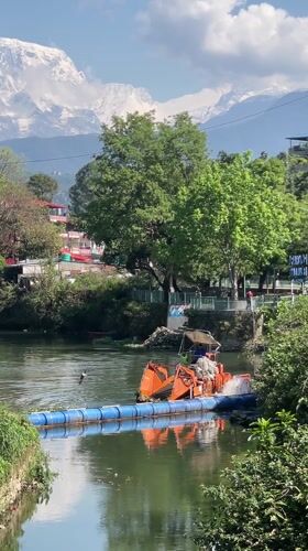 Clear mountain views documented across Pokhara, Nepal