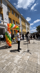 High school graduation ceremony held in Karnobat, Bulgaria