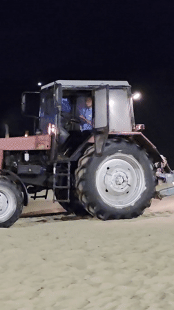 Nighttime urban and beach activity documented in Nha Trang