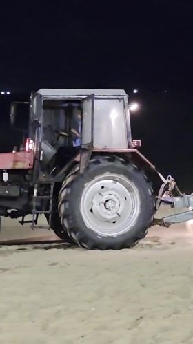 Nighttime urban and beach activity documented in Nha Trang