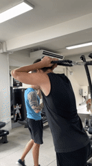 Morning gym activity at a Chiang Mai fitness center