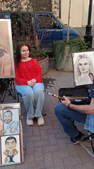 Urban street life and tourist activities documented across city