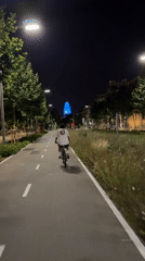 Barcelona nightlife captured: Torre Glòries views, cycling, restroom selfies
