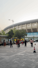 Group exercise and street life observed in Qingyang District