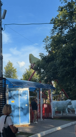 Sunny afternoon documented across Izhevsk amusement parks and cafes