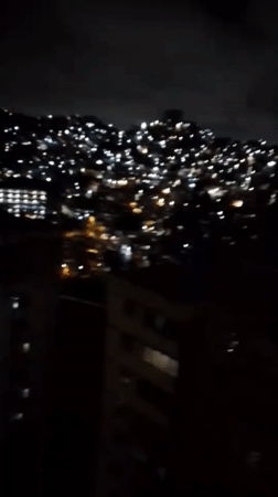 Caracas residents document birthday celebration and nighttime city views