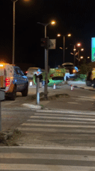 Green car overturns in northern Israel, emergency responders on scene