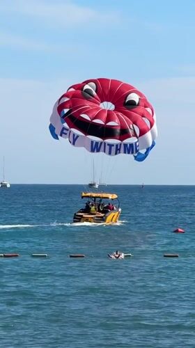 Budva beach buzzing with watersports and sun-seekers