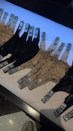 Underwear display observed at Victoria's Secret store in Los Angeles