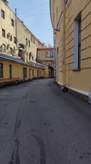 Sunny morning around the Griboyedov Canal, Saint Petersburg