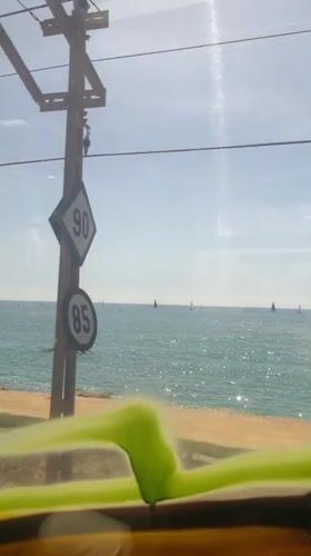 Sailboats spotted off Arenys de Mar coast on clear day