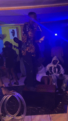 Man performs to small crowd in Durimi club