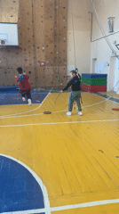 Gymnasium interior documented in Sarapul, Russia