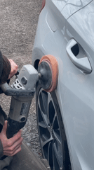 Car detailing work observed in Минино, Russia