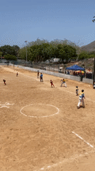 Youth Baseball and Volleyball Games Underway in La Asuncion