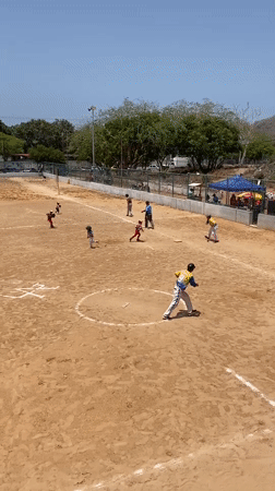 Youth Baseball and Volleyball Games Underway in La Asuncion