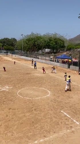 Youth Baseball and Volleyball Games Underway in La Asuncion
