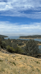 Folsom Lake views from El Dorado Hills on a summer afternoon