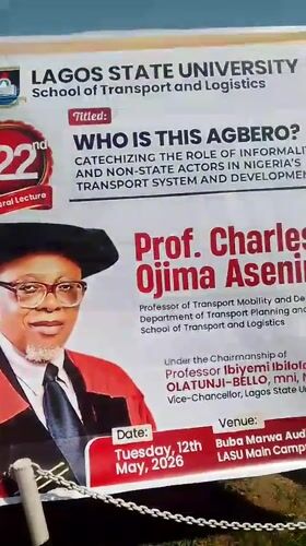 LASU campus scenes show upcoming inaugural lecture promotion
