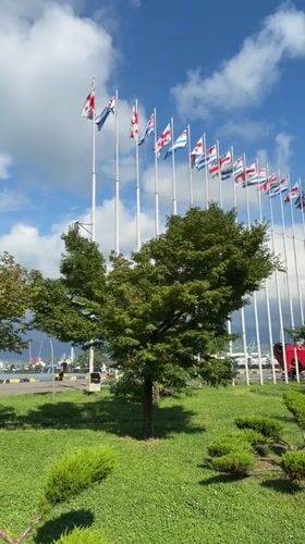 Sunny afternoon exploring Batumi's streets, parks, and cafés