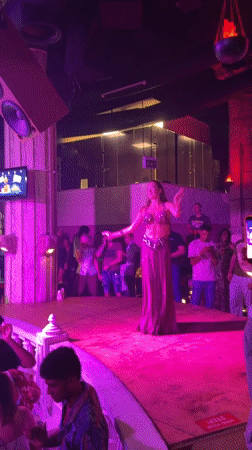 Belly dance performance draws a crowd in Sharm El Sheikh