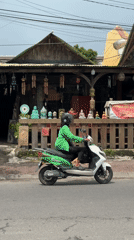 Ordinary street life documented in Kuta, Indonesia