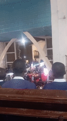 Church service and gathering documented at Onitsha basilica