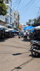 Street markets operating in Quy Nhon, Vietnam