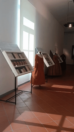 Afternoon life documented in Viadana during art exhibition day