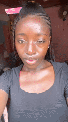 Hair styling session documented in Abuja home