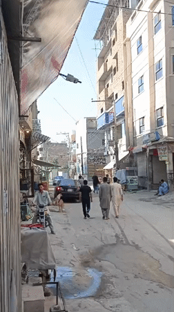 Ordinary domestic life captured across Peshawar during early morning hours