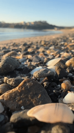 Sunset beach visit documented in Kiten, Bulgaria