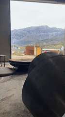 Industrial facility with metal equipment observed in Montenegro