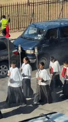 Religious procession draws crowds to New York park