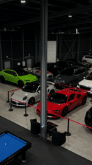 Luxury car dealership showcases high-end vehicles in Plovdiv